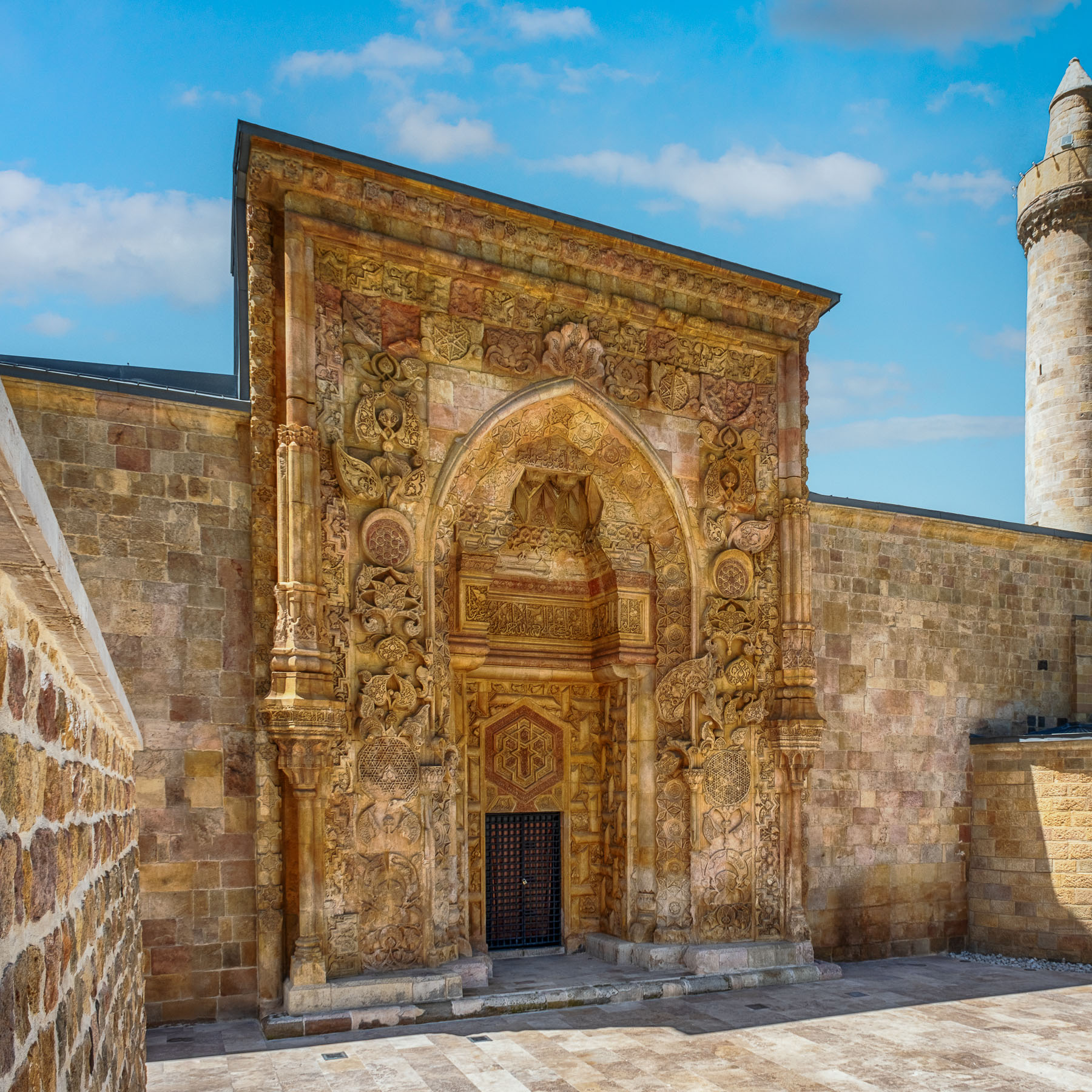 Divriği Ulu Mosque and Hospital (dates back to 1228) is a historical mosque and hospital located in the Divriği district of Sivas.